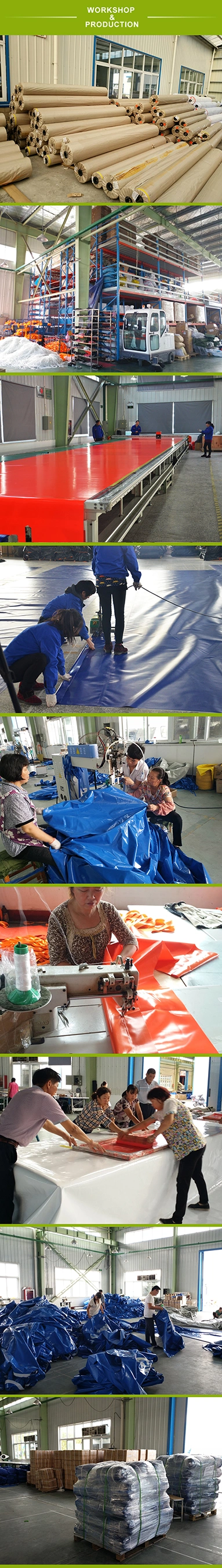 Polyester Heavy Duty PVC Tarpaulin Weather Resistance Snow Tarp