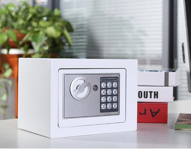 Modern Office Furniture Electronic Safe Box 23X17X17cm Red