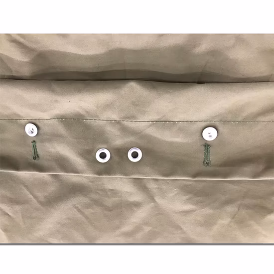 그로밋이 있는 16온스 또는 18온스 면 캔버스로 만든 견고한 립스톱 방수포